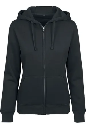 Build Your Brand Vetoketjuhuppari - Ladies Sweat Zip Hoody - S- 4XL - varten Naiset