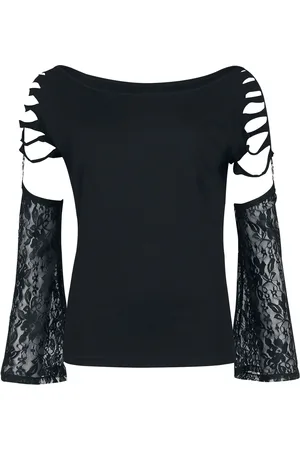 Gothicana Gootti Pitkähihainen paita - Days Without - S- XXL - varten Naiset