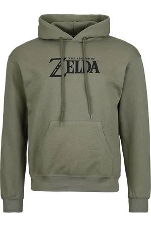 The Legend of Zelda Gaming Huppari - Logo and Shield - S- XXL - varten