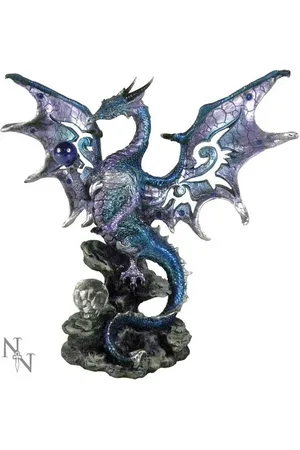 Nemesis Now Gootti Patsas - Blue Dragon Protector - varten