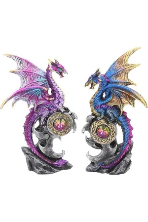 Nemesis Now Gootti Patsas - Realm Protectors - 2 Statues - varten