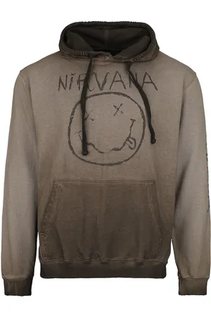 Nirvana Huppari - Smiley Logo - S- XXL - varten Miehet