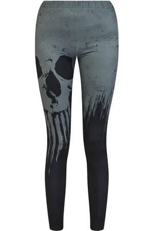 EMP Leggingsit - Leggings With Skull Print - S- XXL - varten Naiset