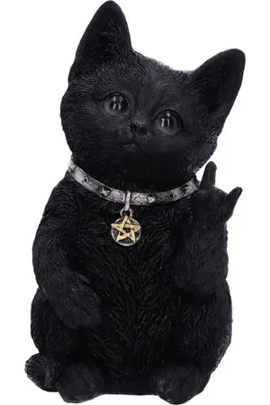 Nemesis Now Gootti Patsas - Metal Cat - varten