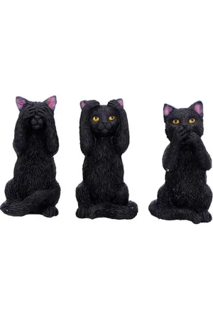 Nemesis Now Gootti Patsas - Three Wise Felines - varten