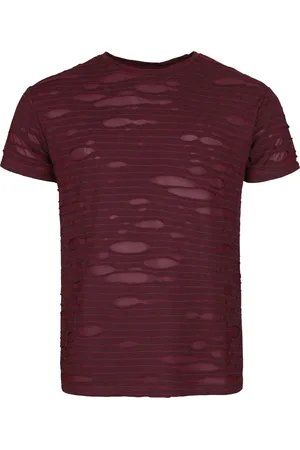 Gothicana T-paita - Verkkokankainen T-paita kulutusefekteillä - M- XXL - varten Miehet