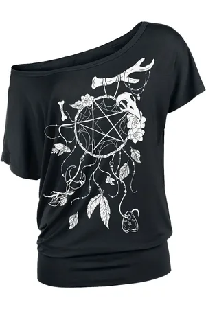 Gothicana Gootti T-paita - T-paita Dream Catcher -painatuksella - S- XXL - varten Naiset