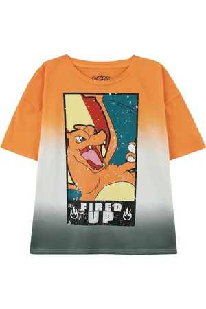 Pokemon Gaming T-paita - Glurak - 122/128- 170/176 - varten lapset