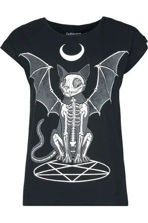 Gothicana Gootti T-paita - Pimeässä hohtava T-paita - S- XXL - varten Naiset