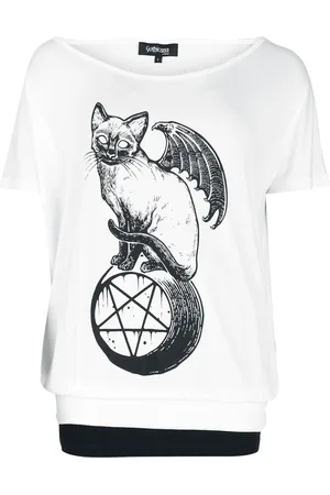 Gothicana Gootti T-paita - Kaksikerroksinen T-paita - S- XXL - varten Naiset