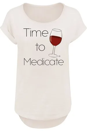 Goodie Two Sleeves Fun T-paita - Time to medicate - S- XXL - varten Naiset