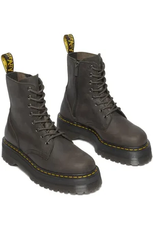 Dr. Martens Varsikengät - Jadon Charcoal Grey Burnished Waxy Pull Up Wp - EU37- EU41 - varten Naiset