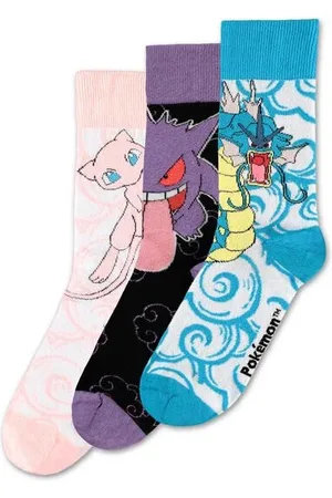 Pokemon Gaming Sukat - Crew Socks - EU39-42- EU 43-46 - varten Miehet