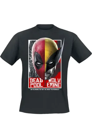DEADPOOL T-paita - And Wolverine - Team Up - S- XXL - varten Miehet