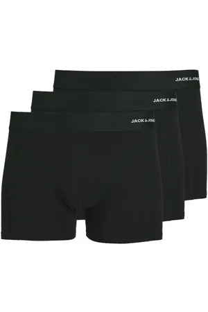 JACK & JONES Bokserit - JACBASIC BAMBOO TRUNKS 3 PACK NOOS - S- XXL - varten Miehet