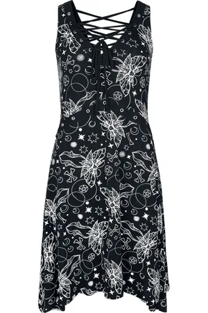 Gothicana Gootti Keskipitkä mekko - S- XXL - varten Naiset