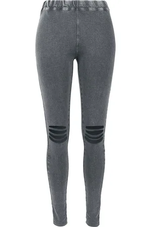 Urban classics Leggingsit - Ladies Cutted Knee Leggings leggingsit - XS- XL - varten Naiset