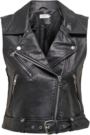ONLY Liivi - Onlvera Faux Leather Waistcoat - XS- M - varten Naiset