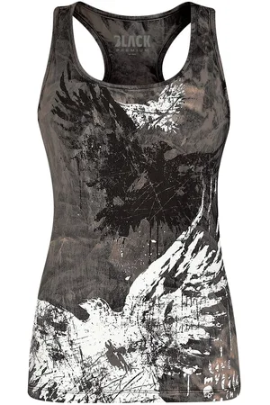 EMP Toppi - Top mit Waschung und Print - S- XXL - varten Naiset