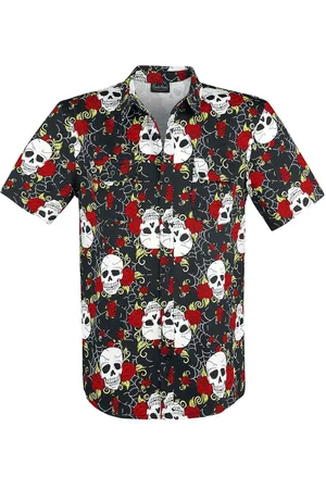 Jawbreaker Gootti Lyhythihainen kauluspaita - Skull - S- XXL - varten Miehet