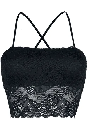 Forplay Toppi - Laced Top Bandeau - S- XXL - varten Naiset