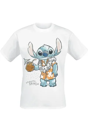 Disney Disney T-paita - Postcard from Stitch - S- XL - varten Miehet