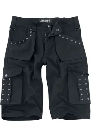 Gothicana Gootti Shortsit - Saviour - S- 3XL - varten Miehet