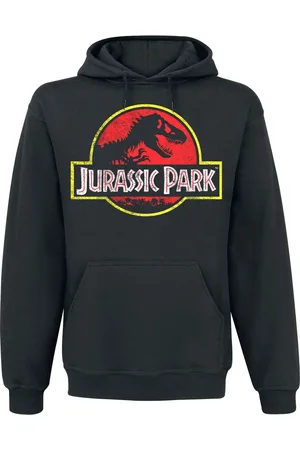 Jurassic Park Huppari - Distressed Logo - S- 5XL - varten Miehet