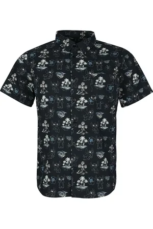 Disney Disney Lyhythihainen kauluspaita - Black Summer - S- XXL - varten Miehet