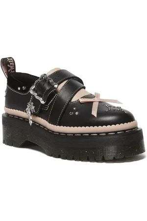 Dr. Martens Creepers-kengät - Kemsley Black+Powder Pink Nappa Lux+Ze You Velvet - EU36- EU41 - varten Naiset