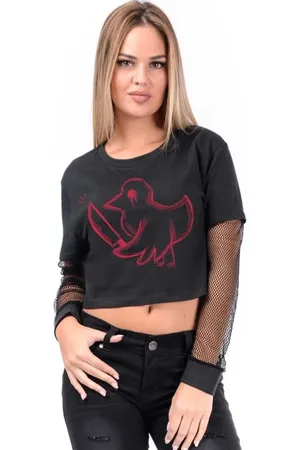 Outer Vision Pitkähihainen paita - Duck It - S- XXL - varten Naiset