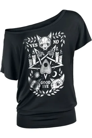 Gothicana Gootti T-paita - T-paita pentagrammilla - XS- 5XL - varten Naiset