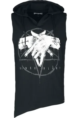 EMP Gootti Tank-toppi - Hupullinen toppi epäsymmetrisellä helmalla - XS- XXL - varten Miehet