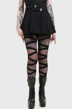 Killstar Gootti Lyhyt hame - Heart Stealer Skirt - XS- XXL - varten Naiset