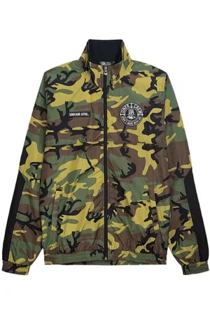 UNFAIR ATHLETICS Verryttelytakki - DMWU Crushed Jungle Camo Tracktop - S- 3XL - varten Miehet