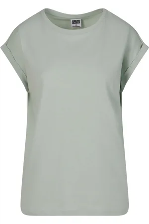 Urban classics T-paita - Ladies Extended Shoulder Tee T-paita - XS- 4XL - varten Naiset