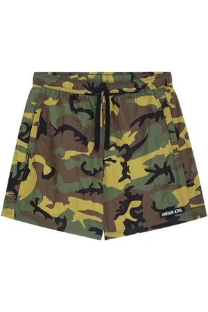 UNFAIR ATHLETICS Shortsit - DMWU Crushed Jungle Camo Shorts - S- 3XL - varten Miehet