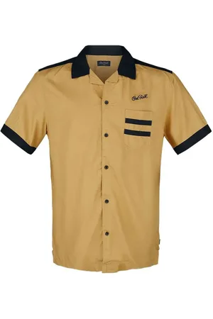 Chet Rock Rockabilly Lyhythihainen kauluspaita - Triumph Shirt - S- XXL - varten Miehet