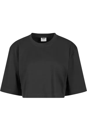 Urban classics T-paita - Ladies Heavy Organic Oversized Cropped T-shirt T-paita - S- 4XL - varten Naiset