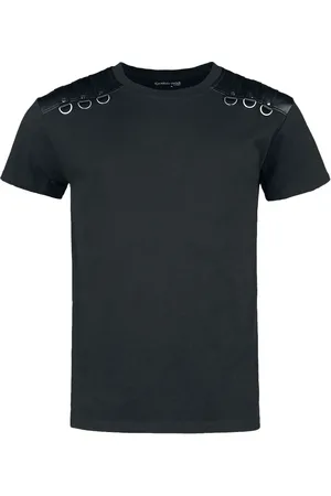 Gothicana Gootti T-paita - T-paita olkapääsoljilla - S- 5XL - varten Miehet
