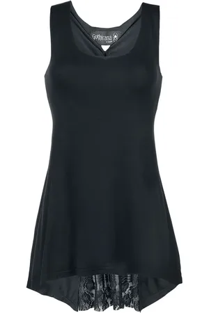 Gothicana Gootti Toppi - Dark Romantic - S- L - varten Naiset