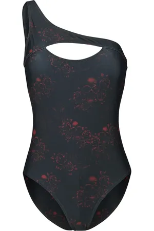 EMP Uimapuku - Asymmetric Swimsuit - S- XXL - varten Naiset