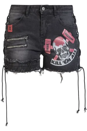 Metallica Hotpantsit - EMP Signature Collection - 27- 30 - varten Naiset