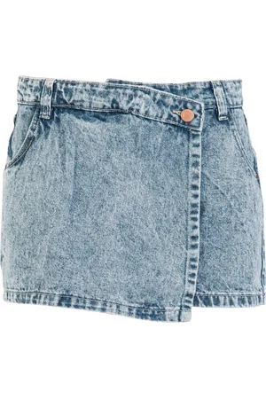 Sublevel Shortsit - Ladies Denim Pantskirt - S - varten Naiset