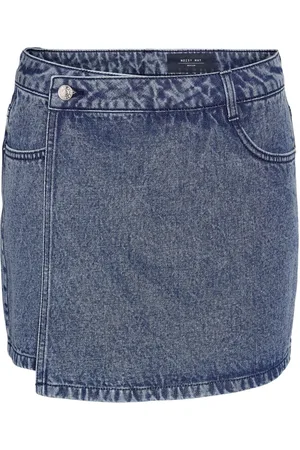 Noisy May Shortsit - NMNoami HW Denim Skort - XS- M - varten Naiset