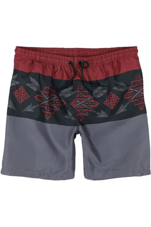 EMP Uimashortsit - Tricolor Swim Shorts with Arrow Print - S- XXL - varten Miehet
