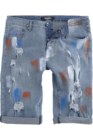Rock Rebel Rock Shortsit - Shortsit kulutusefekteillä - 31- 36 - varten Miehet