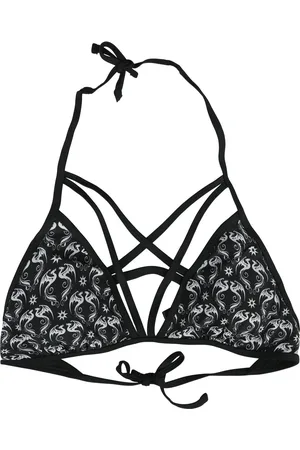 Gothicana Gootti Bikiniyläosa - Gothicana X Anne Stokes - Bikini Top - S- XXL - varten Naiset