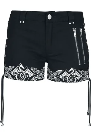 Gothicana Gootti Shortsit - Gothicana X Anne Stokes - shortsit - 27- 29 - varten Naiset