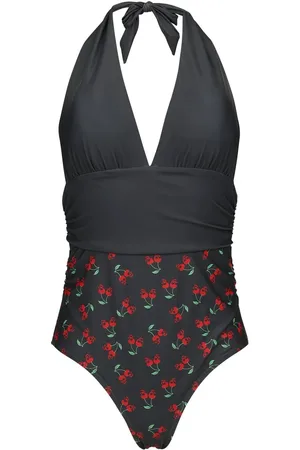 Rock Rebel Rock Uimapuku - Skull Cherry Swimsuit - S- XXL - varten Naiset